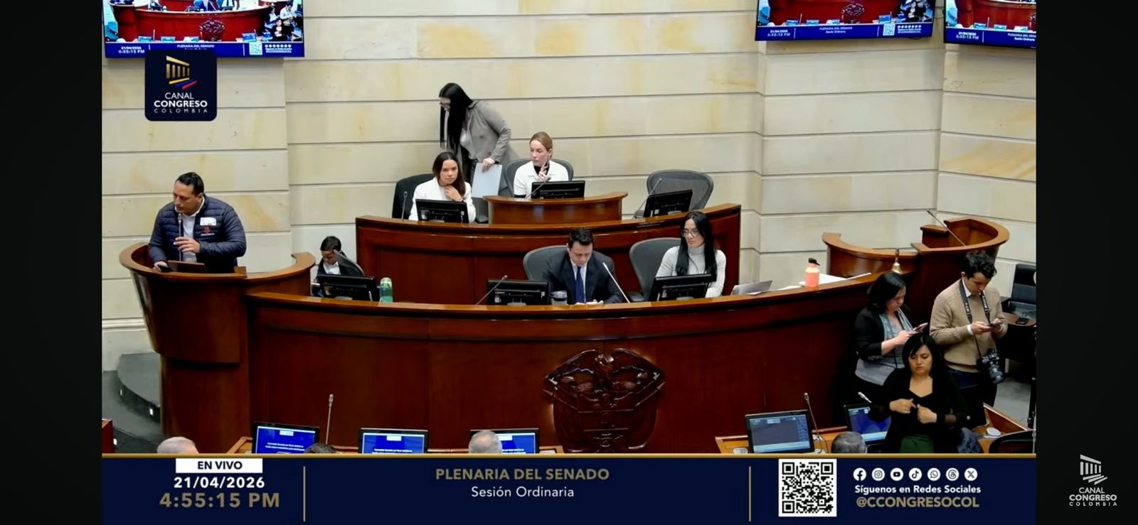 Plenaria Senado de la República 2026